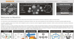 Desktop Screenshot of maxklick.com