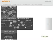 Tablet Screenshot of maxklick.com